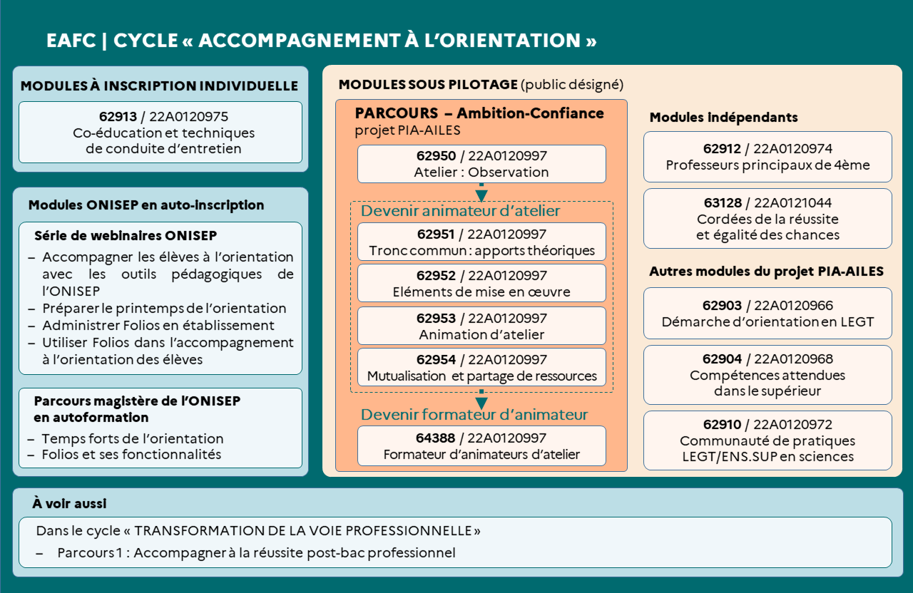 EAFC - Carte mentale Cycle orientation