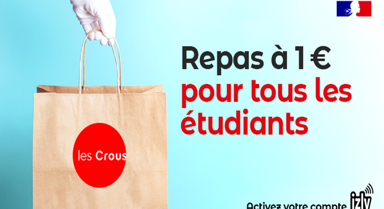 Un repas à un euro pour tous les étudiants dans tous les Crous