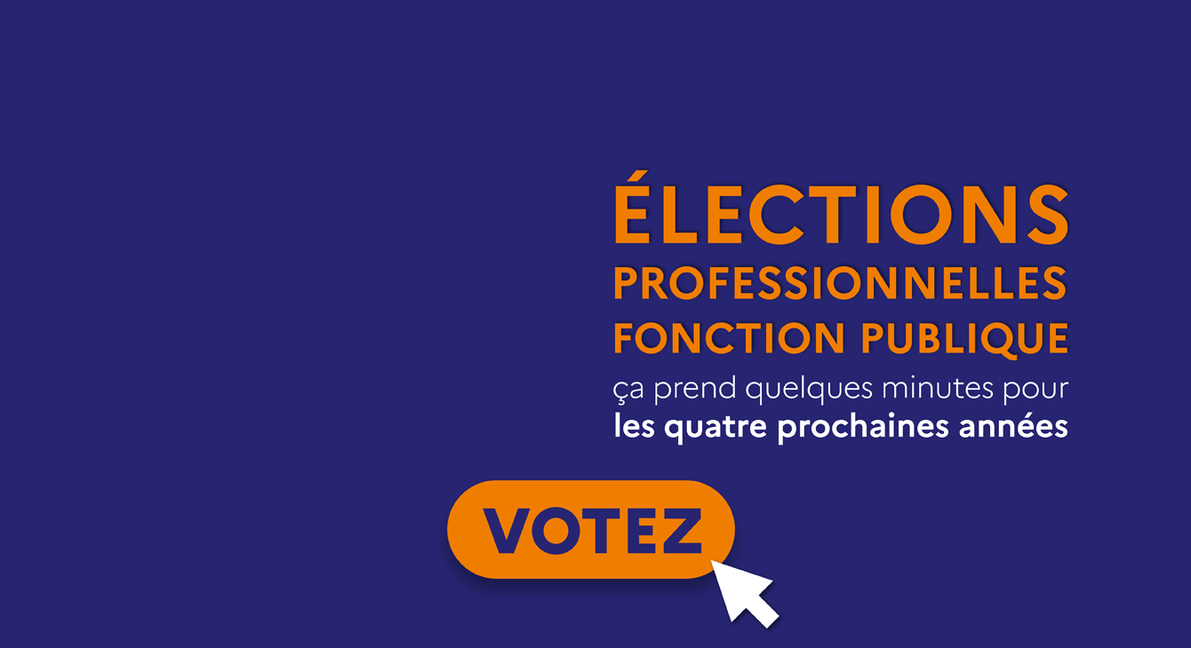 visuel des élections professionnelles 2022 