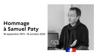 Hommage à Samuel Paty - 18 septembre 1973 - 16 octobre 2020