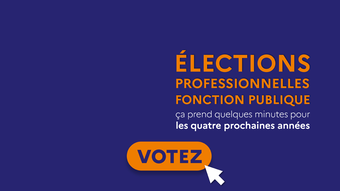visuel des élections professionnelles 2022 
